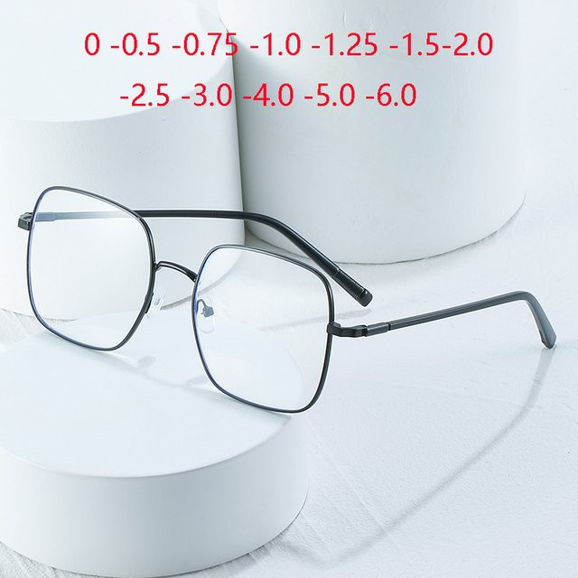 GSjiaxin Korrektionsbrille, Vollrand, quadratisch, Metall, schwarz, Unisex - Bild 1
