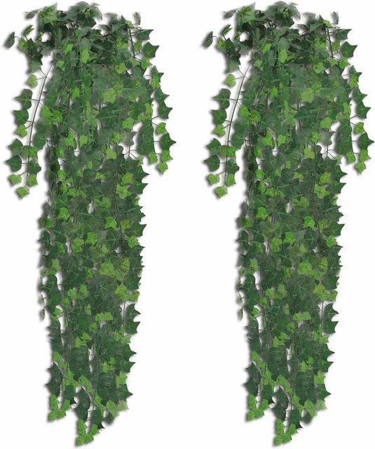 2er Set vidaXL Künstlicher Efeu in Grün, Höhe: 90 cm - Bild 1