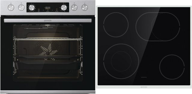 Gorenje Duo Set SCX Herdset bestehend aus BCS6737E06X und ECD643BX in Edelstahl - Bild 1