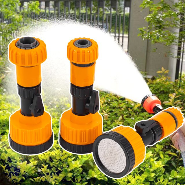 Adhere To Fly Bewässerungsdüse mit 1000 Mesh für Garten und Rasen, Sprinklerpistole in Orange für 1/2 Zoll, 3/4 Zoll und 1 Zoll Wasserrohre - Bild 1
