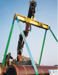 Hebeband Blau 8000 kg Breite: 24 cm, Länge: 8 m - Bild 1