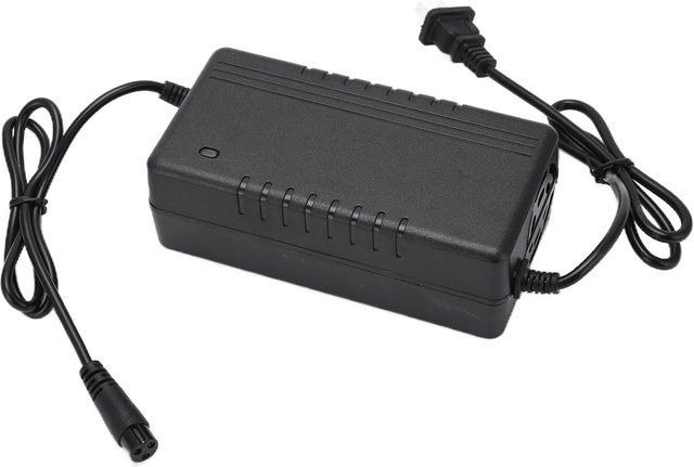 Igeteck Elektroroller-Ladegerät für 42V Lithium-Ionen-Akkus in Grau - Bild 1