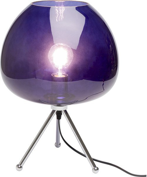 KARE DESIGN Tischleuchte SPHERE in Blau mit Glas und Metall - Bild 1
