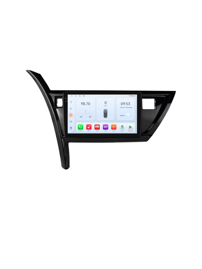 OSSURET Autoradio für Toyota Corolla Auris 2013–2016 mit Android 14, Snapdragon 6115 Multimedia-Player, CarPlay, GPS und 360 Grad Kamera, Schwarz - Bild 5