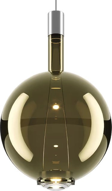 Lodes Sky-Fall Round LED-Pendelleuchte in Gold/Messing mit warmweißem Licht (2700K) - Bild 1