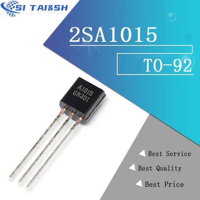 100 Stück Transistor Set Si Tai&SH in Schwarz mit 2SC1815, 2SC3198, 2SC945, 2SA1015, 2SA1266, 2SA733, 2SC2240, 2SC1008, 2SC3355 und 2SA970 jeweils im TO-92 Gehäuse - Bild 1