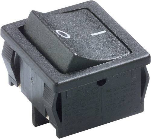 Marquardt Wippschalter 1802.6123 Schwarz 2 x Aus/Ein rastend IP40 250 V/AC 6A Einbaumodell - Bild 1