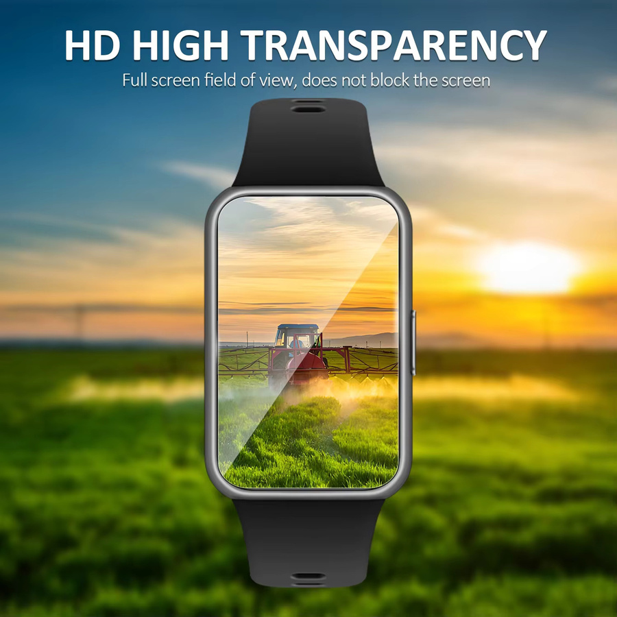 Huawei Band 11 Pro Smartwatch-Schutzfolie, Schwarz, Transparent, Unisex - Bild 3