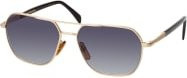 David Beckham DB 1128/G/S Sonnenbrille Aviator, Metall, Herren, gold, grey - Bild 1