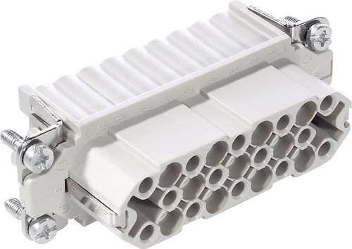 LAPP EPIC H-D 25 Buchseneinsatz mit PE 5 Stück, Gesamtpolzahl 25, Weiß - Bild 1