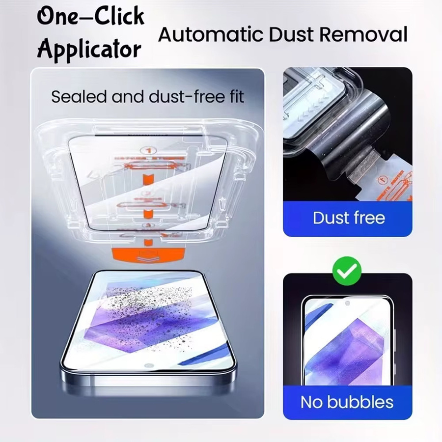 Kardeem Displayschutzfolie aus gehärtetem Glas für Google Pixel 10 Pro XL 10 Pro 9 Pro XL 9 Pro 9A 8A 7A 6A 9 8 7, transparent, 2-3 Stück - Bild 3
