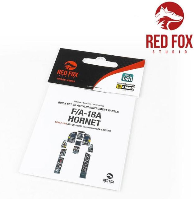 Red Fox Studio F/A-18A Hornet, Fahrzeug, 1:48, Kunststoff - Bild 1