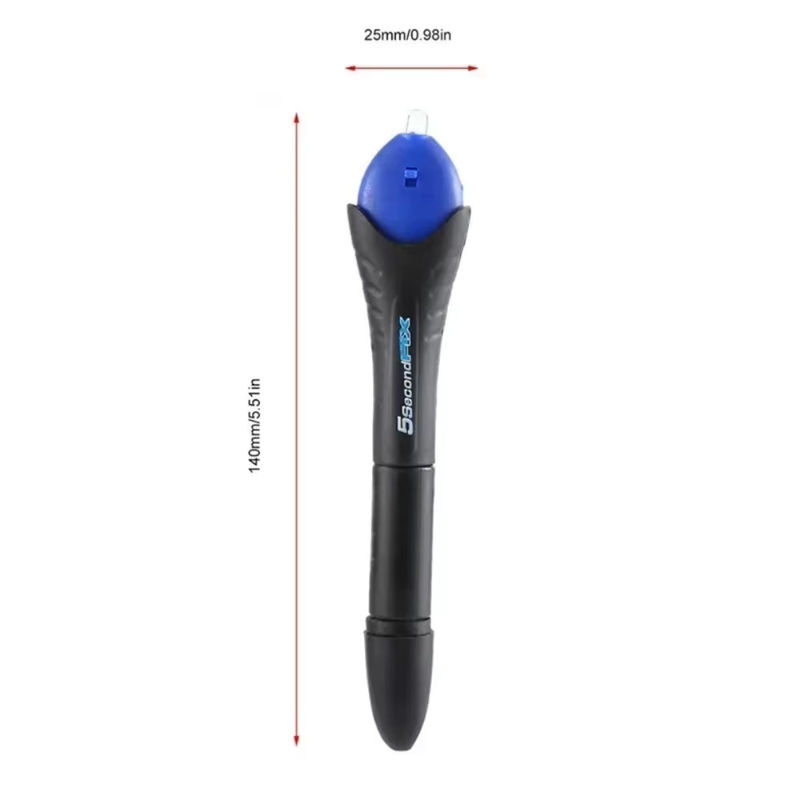 Ninth World Super Flüssigkeit Kleber Stift mit UV Licht zur Instant Reparatur für Glas und Holzbearbeitung - Bild 2