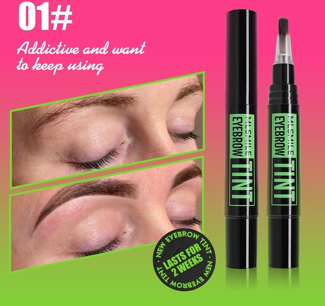 MLSMILE Augenbrauenfärbecreme, 1# gray, wasserfest - Bild 1