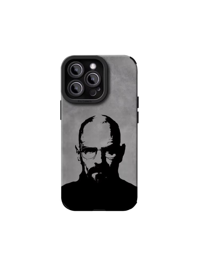 Potdemiel Stoßfeste Leder-Lammfell-Handyhülle für iPhone 17 16 Pro Max 15 14 13 Max in Braun - Bild 3