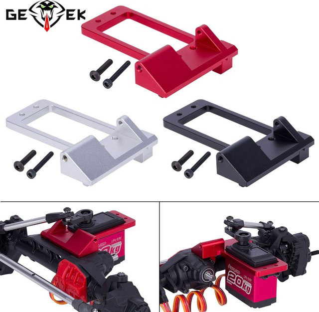 MALOM RC CNC Aluminium Vorderachse Fledermaus Servo Halterung, Grau - Bild 1