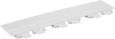 Hager Abschottungsprofil UZ30T1 aus Kunststoff in Weiß, 450 mm vertikal, abbrechbar im Raster von 150 mm - Bild 1