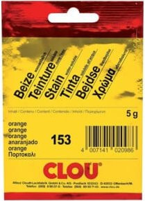Clou Wasserbasierte Pulverbeize für Holz in Orange, 250 g - Bild 2