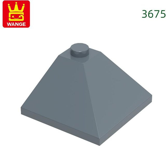 Yiran toy Platten Schrägstein 3x3 Noppen Baustein, 66-teiliges Set, ab 6 Jahre - Bild 1