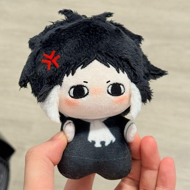 Ryunosuke Akutagawa Cosplay Plüschpuppe, Rucksackanhänger, 10cm, ab 6 Jahren - Bild 1