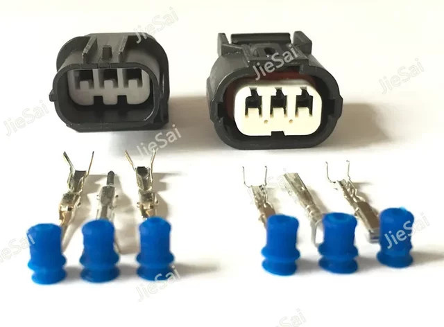 Sumitomo 3-poliger wasserdichter Auto-Stecker und Steckdose in Schwarz für Civic, Element und CR-V Reparaturset - Bild 1
