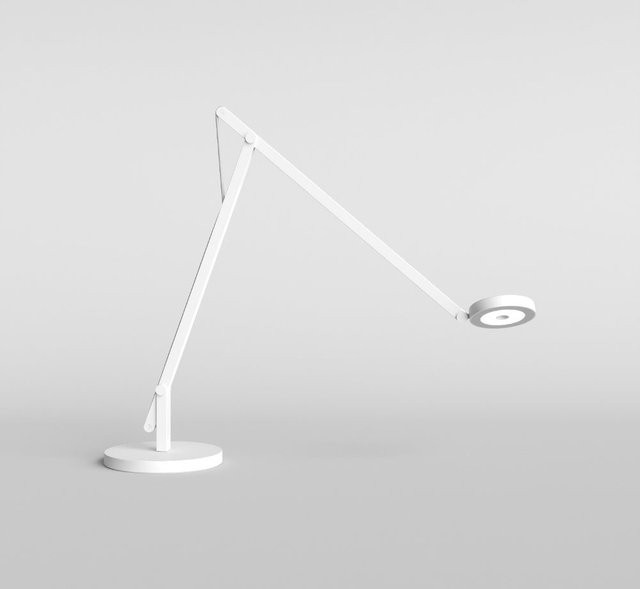 Rotaliana String T1 TW LED-Tischleuchte in Weiß Matt und Silber mit Tunable White (2200K - 4000K) und Dimmfunktion - Bild 1