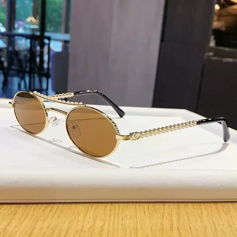 AINII Sonnenbrille, oval, Vollrand, Metall, Unisex - Bild 2