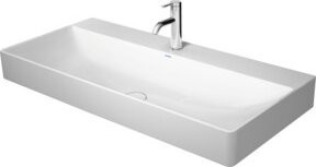 Duravit Möbelwaschtisch DuraSquare aus DuraCeram in Weiß, B: 100 cm, T: 47 cm, 1 Ablaufloch - Bild 1