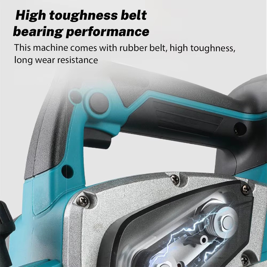 Makita Bürstenloser elektrischer Hand-Holzhobel Kabellose Hobelmaschine in Blau für 18 V Akku mit 15000 U/min - Bild 3