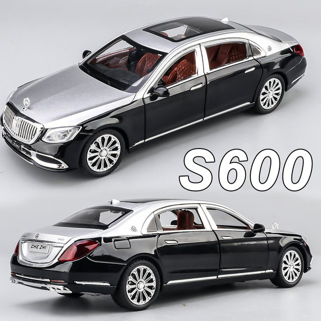 MAKEDA GLS600 E300el Spielzeugautos, Maßstab 1:24, Metall, mit Ton und Licht - Bild 1