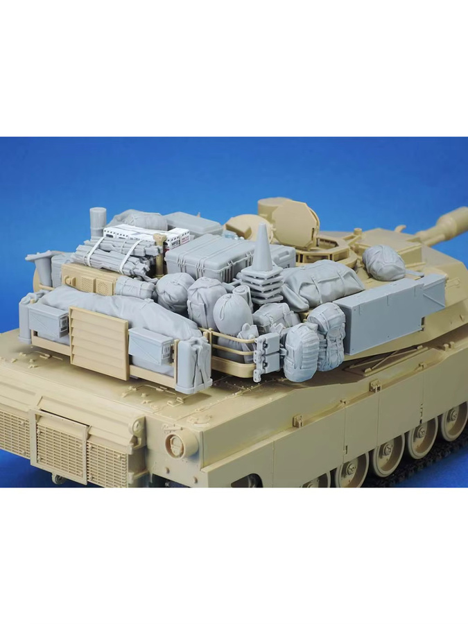EVANOVM Präzisions-Gussharzform M1A1-M1A2, Modellspielzeug, Maßstab 1:35 - Bild 3