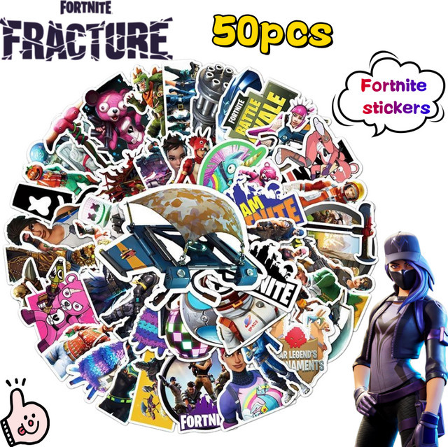 Fortnite Aufkleber, Nachfüllpack, Bunt / Mehrfarbig - Bild 1