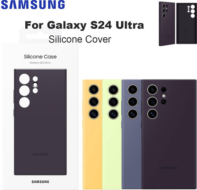 Samsung Galaxy S24 Ultra Silikon Schutzhülle in Purple (EF-PS928TGEG) - Bild 1