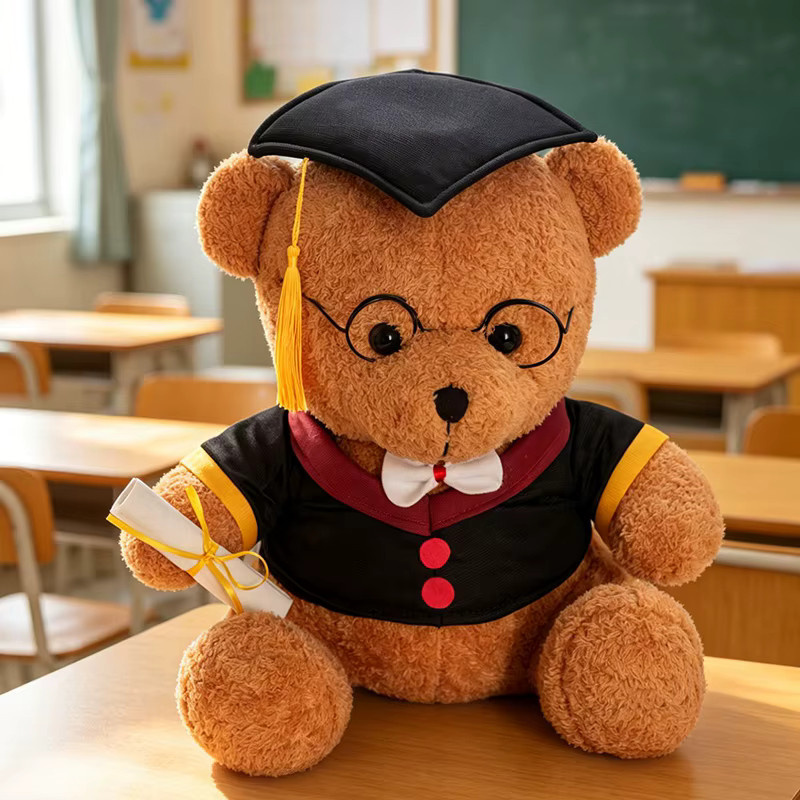 GDzaccly Abschlussbär Plüschpuppe, Tier-Stofftier, 28cm - Bild 3
