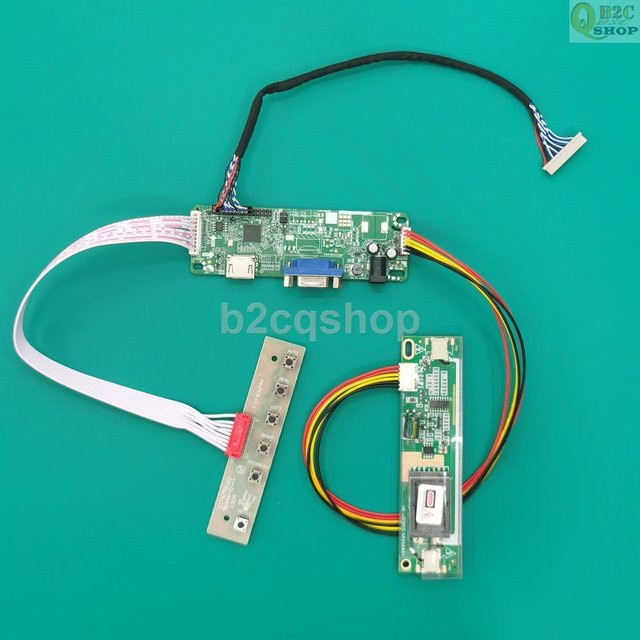 COOERQI Universal LVDS Adapter LCD Driver Board Kit LB121S03-TL01 TL04 mit HDMI und VGA für 800x600 Monitore - Bild 1