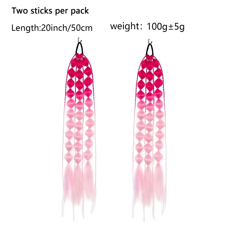 Suri Hair Haarverlängerung Bubble Braid für Kinder, Gradient, 20 Zoll - Bild 2