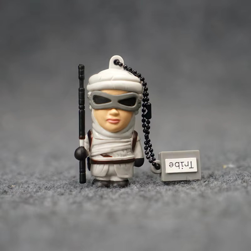 Bandai Star Wars Mini Rey Ewok Luke Skywalker Han Solo Actionfiguren, Schlüsselanhänger, Set / Bundle - Bild 1