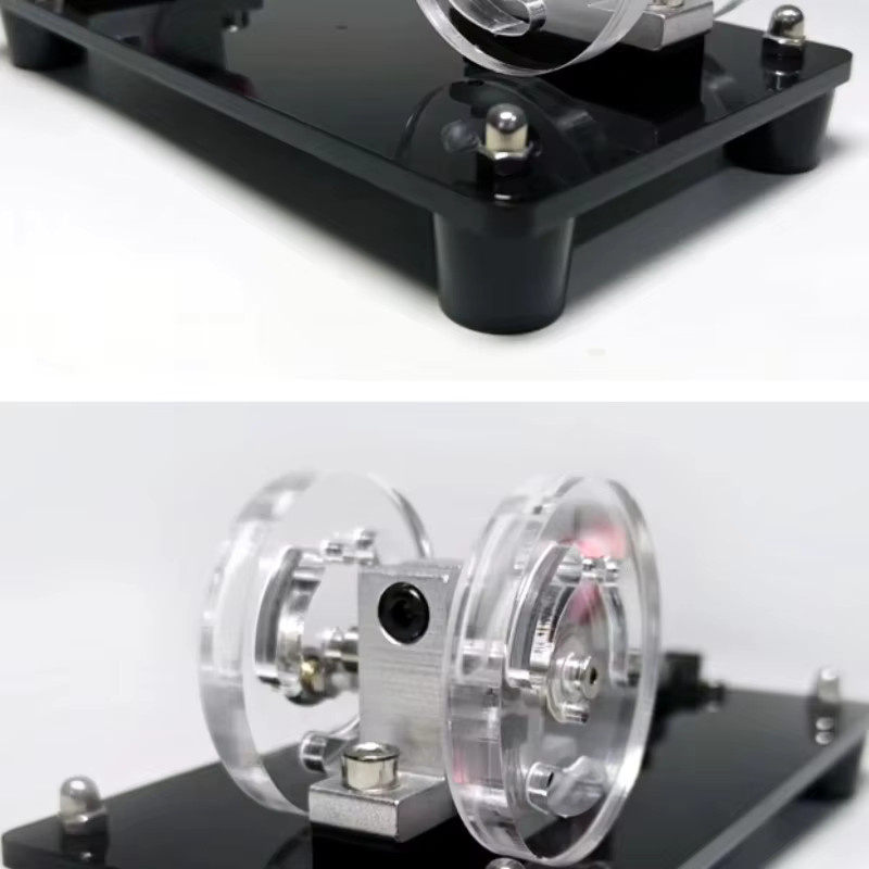 Goni Einzylinderiges elektromagnetisches Motormodell, Miniatur-Innovatives Generatormodell, Wissenschafts- und Physik-Experiment, Modellspielzeug, Bunt / Mehrfarbig - Bild 3