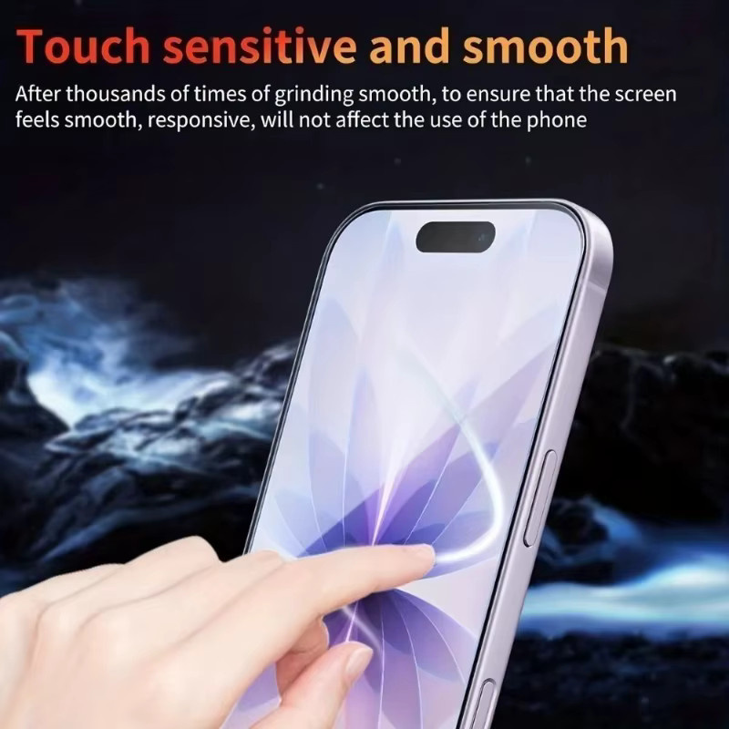 ZMZE 6-in-1 Ultra-Klarer Displayschutz und Kameralinsen-Glas für iPhone 17 16 15 14 13 12 11 Pro Max Plus in Transparent - Bild 2