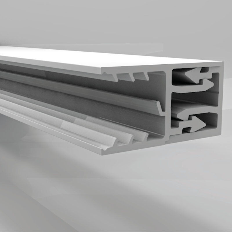 Zevener Wandleiste aus PVC in Weiß mit 16 mm Stärke - Bild 1