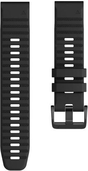 Armband Silikon, Schwarz, Unisex, 22mm, 26mm - Bild 1