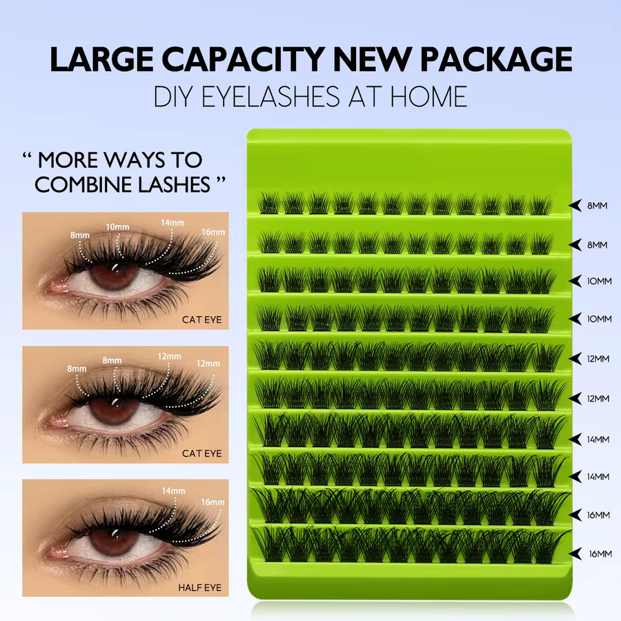 Lasvirey Wimperncluster-Set, Unisex - Bild 2