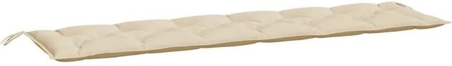 vidaXL Gartenbank-Auflage aus Oxford-Gewebe in Beige, B/T/H: 200 x 50 x 7 cm - Bild 1