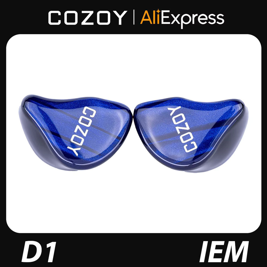 COZOY D1 In-Ear-Kopfhörer mit 10 mm Graphen-Membran und Dual-Magnetschaltung in Blau - Bild 1