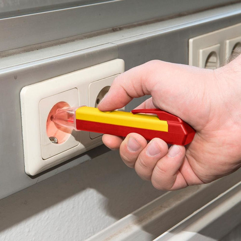 CONNEX Phasenprüfer in Gelb aus Kunststoff - Bild 2