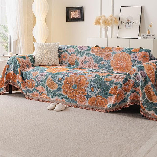 Yiran Furniture Bohème Sofakissen aus Polyester, rutschfest und kratzfest, B: 180 cm, H: 130 cm - Bild 1