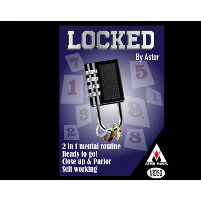 Astor Locked By Gimmicks Spielkarten Zaubertricks, Poker Deck - Bild 1