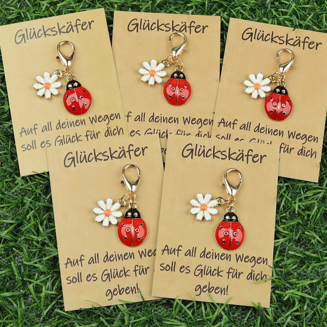 Schlüsselanhänger Glückskäfer, Unisex - Bild 1