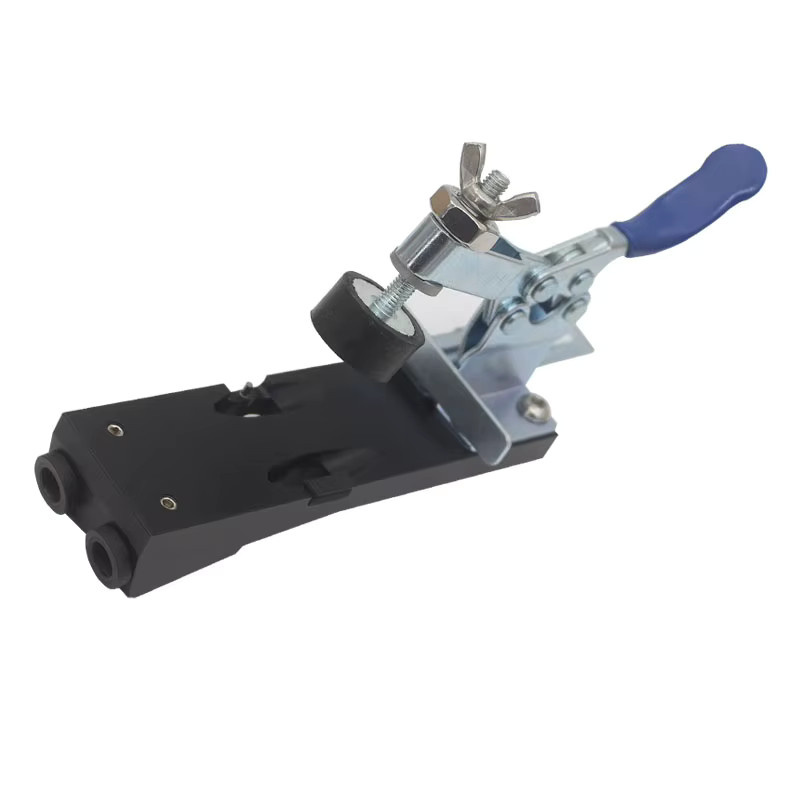 YOMO MD30 Ganzmetall-Taschenloch-Vorrichtungs-Set mit Schnellspanner und Stufenbohrern - Bild 3