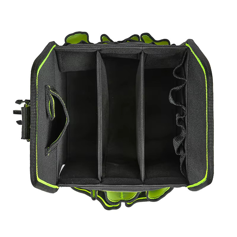Pockers & Loops Werkzeugtasche mit Griff, wasserabweisend, Schwarz/Grün - Bild 5